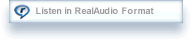 RealAudio Logo, Click here to listen in RealAudio Format